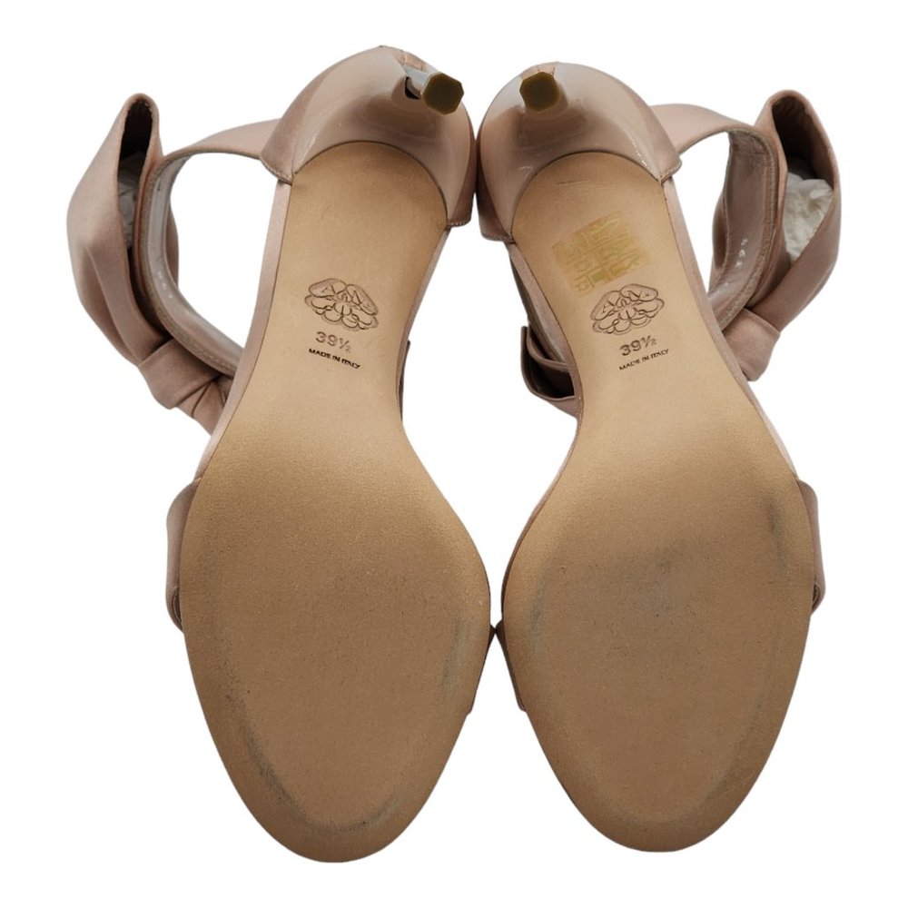 Alexander Mcqueen Pin Heel Nude Bow Sandals - Picture 6 of 14
